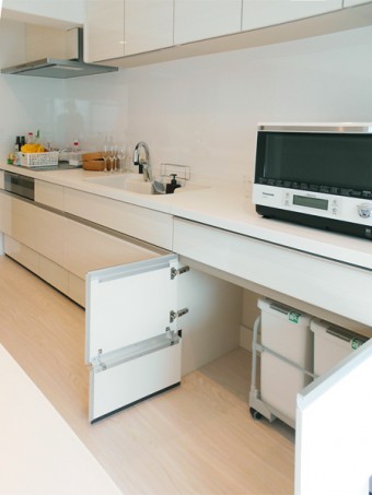 中古マンションをお料理教室のキッチンスタジオに